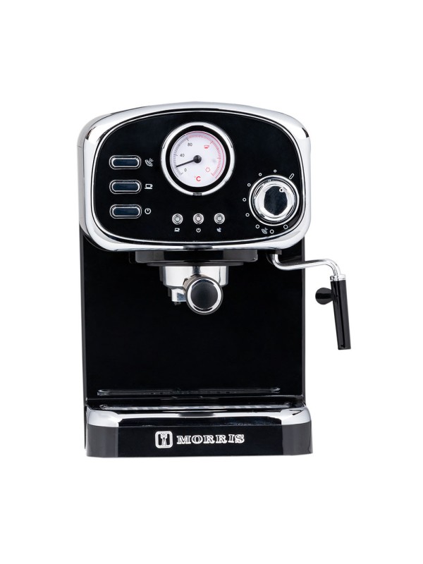 Morris Μηχανή Espresso 1100W Πίεσης 20bar Μαύρη R20822EMK Morris Μηχανή Espresso 1100W Πίεσης 20bar Μαύρη R20822EMK