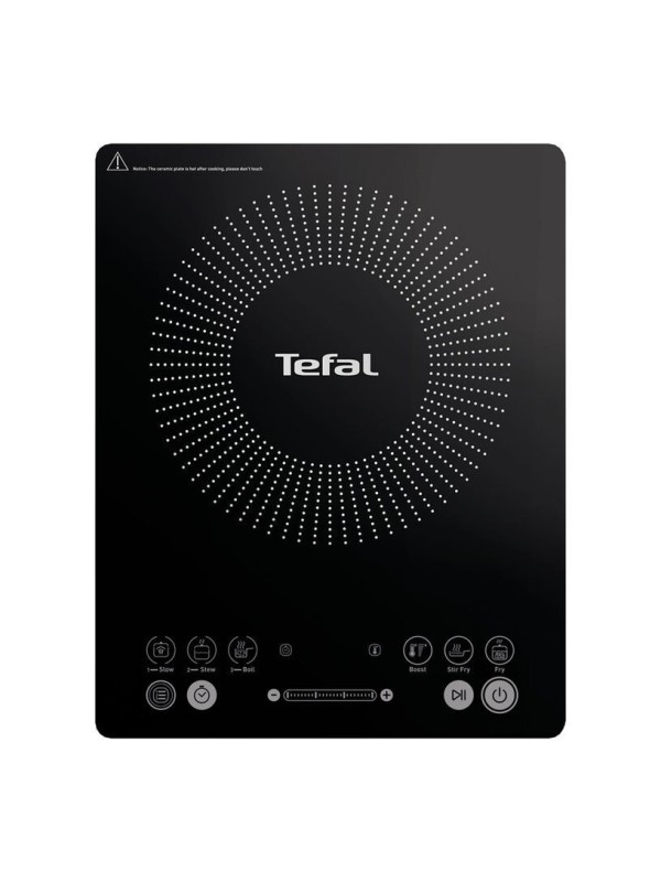 Tefal IH210801 Επιτραπέζια Εστία Επαγωγική Μονή Μαύρη Tefal IH210801 Επιτραπέζια Εστία Επαγωγική Μονή Μαύρη