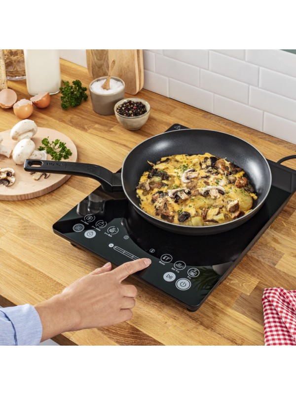 Tefal IH210801 Επιτραπέζια Εστία Επαγωγική Μονή Μαύρη Tefal IH210801 Επιτραπέζια Εστία Επαγωγική Μονή Μαύρη