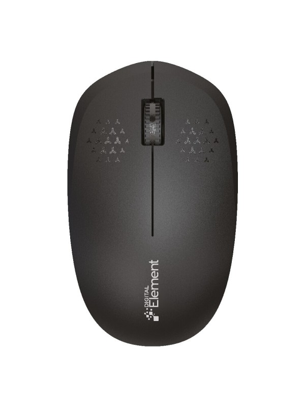 Element MS-210 Ασύρματο Εργονομικό Ποντίκι Μαύρο
