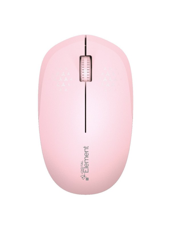 Element MS-210 Ασύρματο Εργονομικό Ποντίκι Ροζ