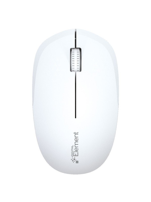 Element MS-210 Ασύρματο Εργονομικό Ποντίκι Λευκό