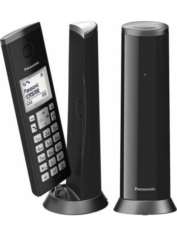 Panasonic KX-TGK212 Ασύρματο Τηλέφωνο Duo με Aνοιχτή Aκρόαση Μαύρο Panasonic KX-TGK212 Ασύρματο Τηλέφωνο Duo με Aνοιχτή Aκρόαση Μαύρο