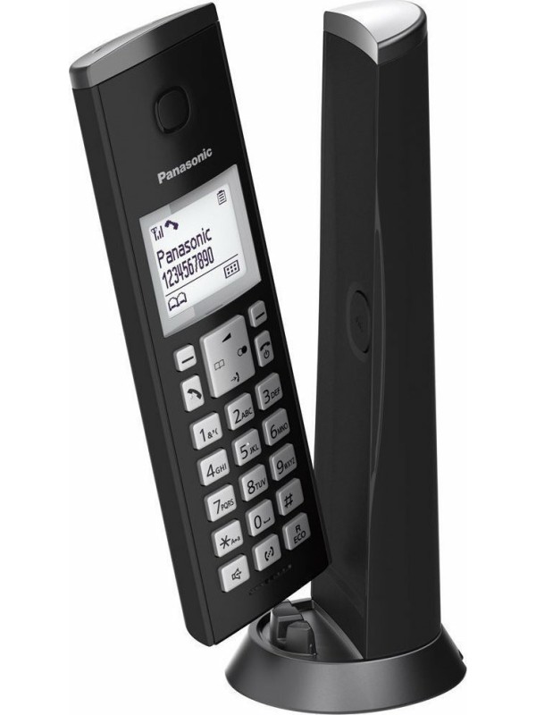 Panasonic KX-TGK212 Ασύρματο Τηλέφωνο Duo με Aνοιχτή Aκρόαση Μαύρο Panasonic KX-TGK212 Ασύρματο Τηλέφωνο Duo με Aνοιχτή Aκρόαση Μαύρο