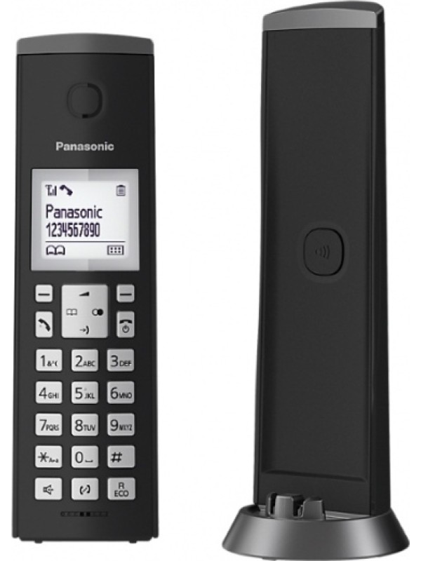 Panasonic KX-TGK212 Ασύρματο Τηλέφωνο Duo με Aνοιχτή Aκρόαση Μαύρο Panasonic KX-TGK212 Ασύρματο Τηλέφωνο Duo με Aνοιχτή Aκρόαση Μαύρο