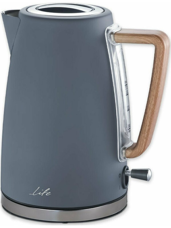 Life Ritz 221-0215 Βραστήρας 1.7lt 2200W Γκρι Life Ritz 221-0215 Βραστήρας 1.7lt 2200W Γκρι