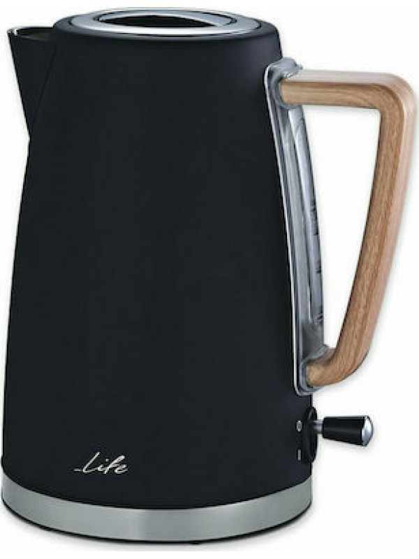 Life Ritz 221-0216 Βραστήρας 1.7lt 2200W Μαύρος Life Ritz 221-0216 Βραστήρας 1.7lt 2200W Μαύρος