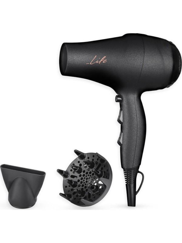 Life Jewel HD-001 Πιστολάκι Μαλλιών με Φυσούνα 2000W 221-0053