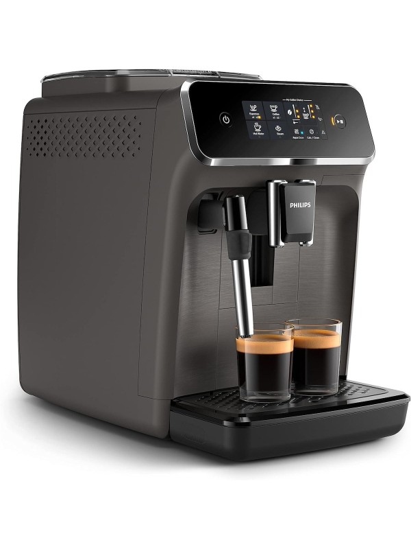 Philips EP 2224/10 Series 2200 Αυτόματη Μηχανή Espresso 1500W Πίεσης 15bar με Μύλο Άλεσης Γκρι Philips EP 2224/10 Series 2200 Αυτόματη Μηχανή Espresso 1500W Πίεσης 15bar με Μύλο Άλεσης Γκρι