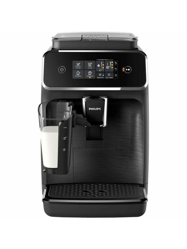 Philips Series 2200 Αυτόματη Μηχανή Espresso 1500W Πίεσης 15bar για Cappuccino με Μύλο Άλεσης Μαύρη EP 2230/10