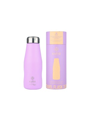 Estia Travel Flask Save the Aegean Ανακυκλώσιμο Μπουκάλι Θερμός Ανοξείδωτο BPA Free 350ml Lavender Purple με Καλαμάκι Estia Travel Flask Save the Aegean Ανακυκλώσιμο Μπουκάλι Θερμός Ανοξείδωτο BPA Free 350ml Lavender Purple με Καλαμάκι