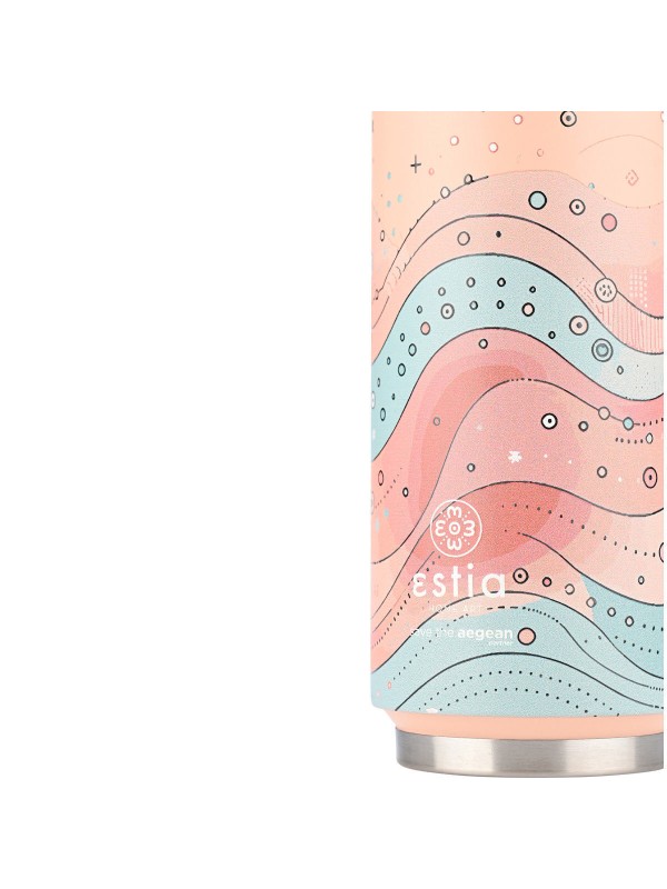 Estia Travel Cup Θερμός Ανοξείδωτο / Πλαστικό BPA Free 500ml Whimsy wonders με Καλαμάκι 01-22853