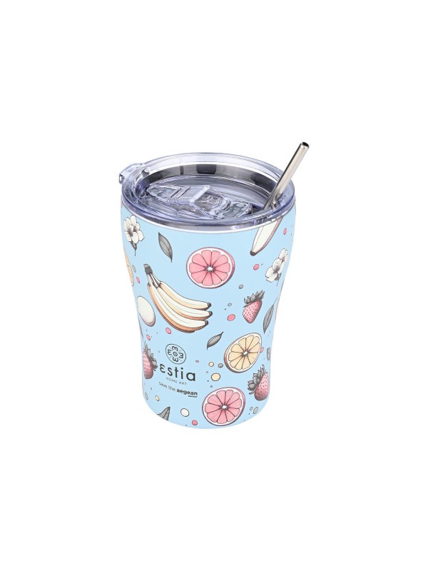 Estia Coffee Mug Save The Aegean Subdued Harvest 350ml 01-23058 Estia Coffee Mug Save The Aegean Subdued Harvest 350ml 01-23058