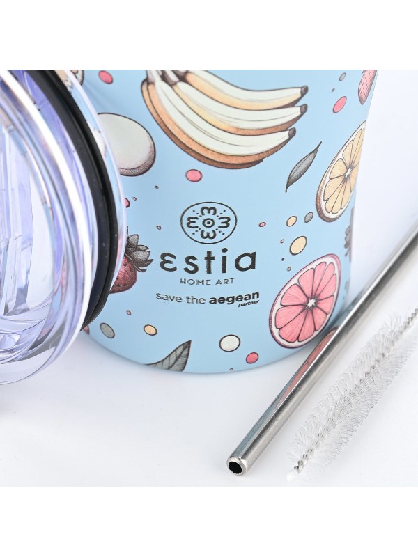 Estia Coffee Mug Save The Aegean Subdued Harvest 350ml 01-23058 Estia Coffee Mug Save The Aegean Subdued Harvest 350ml 01-23058