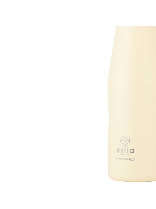 Estia Travel Flask Save the Aegean Ανακυκλώσιμο Μπουκάλι Θερμός Ανοξείδωτο BPA Free 500ml Lily white 01-23430 Estia Travel Flask Save the Aegean Ανακυκλώσιμο Μπουκάλι Θερμός Ανοξείδωτο BPA Free 500ml Lily white 01-23430