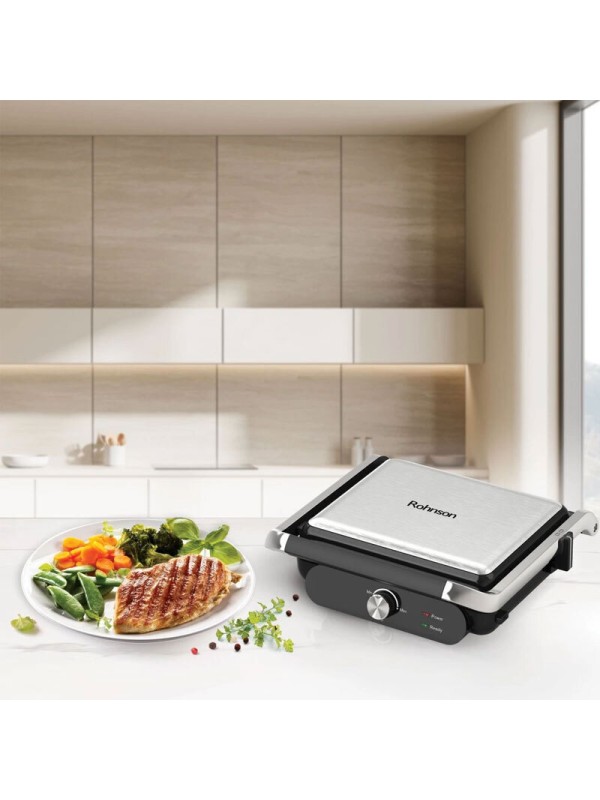 Rohnson R-2345 CONTACT GRILL Τοστιέρα Γκριλιέρα 2000W