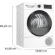 Bosch Serie 6 WQG 24201 Στεγνωτήριο 9kg A++ με Αντλία Θερμότητας Bosch Serie 6 WQG 24201 Στεγνωτήριο 9kg A++ με Αντλία Θερμότητας