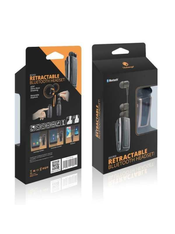 iXchange UA24ST In-ear Bluetooth Handsfree Ακουστικό Πέτου Χρυσό