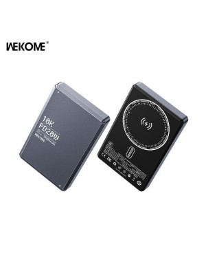 WK WP-79 MagSafe Power Bank 10000mAh 20W με Θύρα USB-C Power Delivery Γκρι 250813 WK WP-79 MagSafe Power Bank 10000mAh 20W με Θύρα USB-C Power Delivery Γκρι 250813