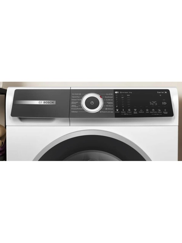 Bosch Πλυντήριο Ρούχων 10kg με Τεχνολογία Ατμού 1600 Στροφών Home Connect WGH2560LGR