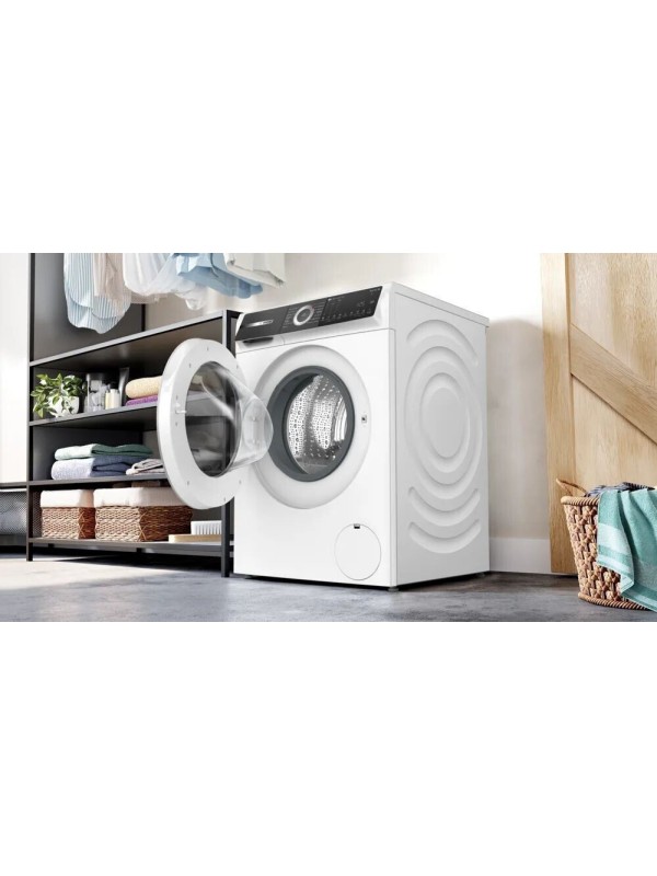 Bosch Πλυντήριο Ρούχων 10kg με Τεχνολογία Ατμού 1600 Στροφών Home Connect WGH2560LGR