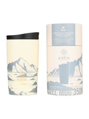 Estia Travel Mug Save The Aegean Ανακυκλώσιμο Ποτήρι Θερμός Ανοξείδωτο BPA Free 350ml Alpine essence 01-25625 Estia Travel Mug Save The Aegean Ανακυκλώσιμο Ποτήρι Θερμός Ανοξείδωτο BPA Free 350ml Alpine essence 01-25625