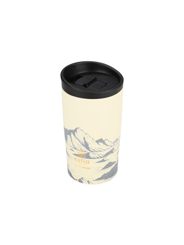 Estia Travel Mug Save The Aegean Ανακυκλώσιμο Ποτήρι Θερμός Ανοξείδωτο BPA Free 350ml Alpine essence 01-25625 Estia Travel Mug Save The Aegean Ανακυκλώσιμο Ποτήρι Θερμός Ανοξείδωτο BPA Free 350ml Alpine essence 01-25625
