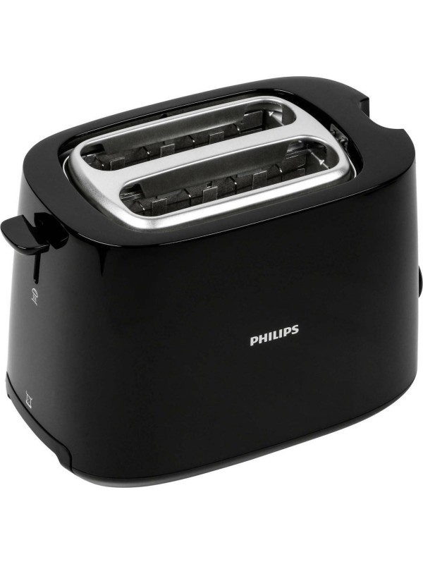 Philips HD2581/90 Φρυγανιέρα 2 Θέσεων 900W Μαύρη