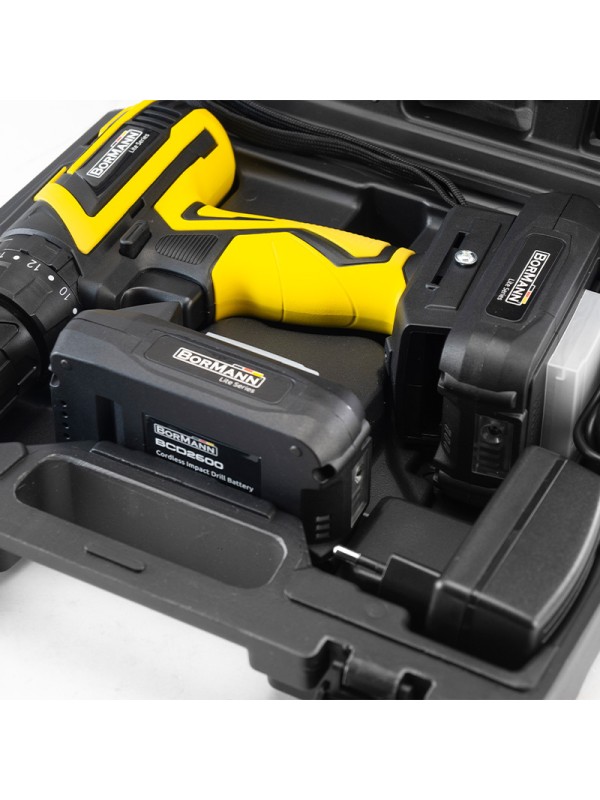 Bormann Δραπανοκατσάβιδο Κρουστικό Μπαταρίας BCD2600 Lite (042587) Bormann Δραπανοκατσάβιδο Κρουστικό Μπαταρίας BCD2600 Lite (042587)