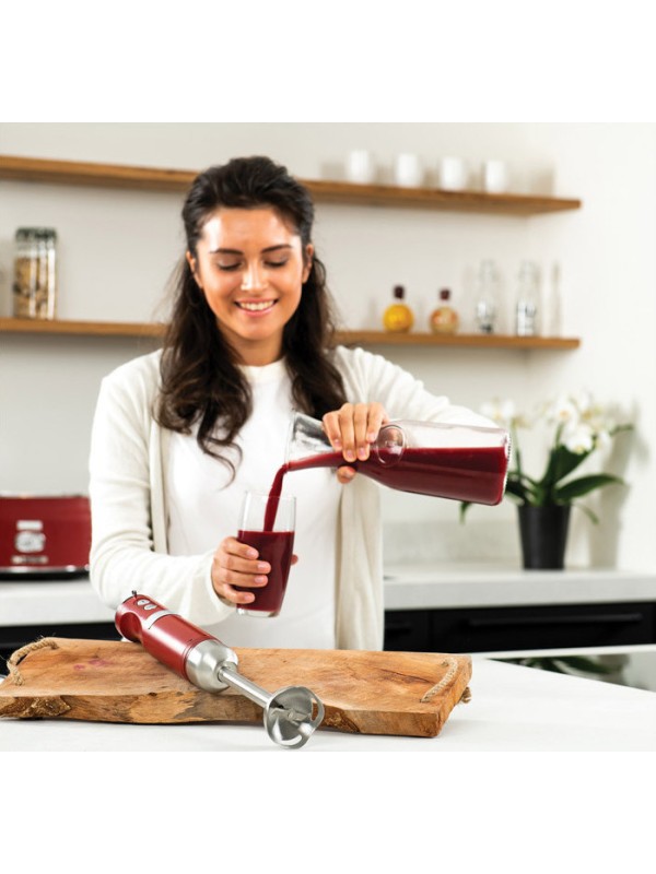 Westinghouse Ραβδομπλέντερ με Ανοξείδωτη Ράβδο 600W Κόκκινο Westinghouse Ραβδομπλέντερ με Ανοξείδωτη Ράβδο 600W Κόκκινο