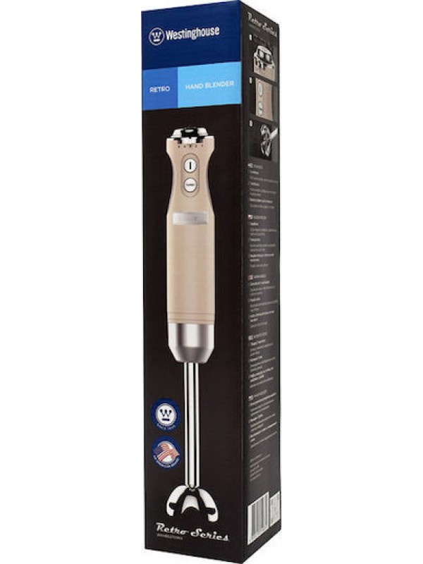 Westinghouse Ραβδομπλέντερ με Ανοξείδωτη Ράβδο 600W ΚΡΕΜ