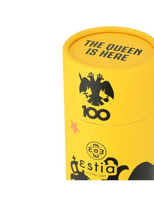 Estia Travel Cup Save the Aegean Ανακυκλώσιμο Ποτήρι Θερμός Ανοξείδωτο / Πλαστικό BPA Free 500ml Aek Bc Edition με Καλαμάκι