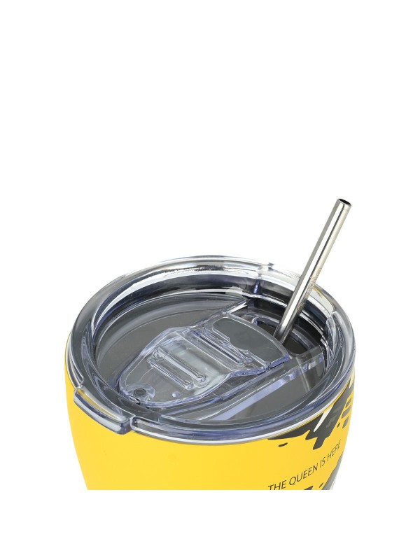 Estia Travel Mug Save The Aegean Ποτήρι Θερμός Ανοξείδωτο BPA Free 350ml AEK BC Edition The Queen is Here με Καλαμάκι 00-27261 Estia Travel Mug Save The Aegean Ποτήρι Θερμός Ανοξείδωτο BPA Free 350ml AEK BC Edition The Queen is Here με Καλαμάκι 00-27261