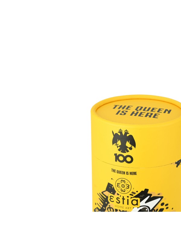 Estia Travel Mug Save The Aegean Ποτήρι Θερμός Ανοξείδωτο BPA Free 350ml AEK BC Edition The Queen is Here με Καλαμάκι 00-27261 Estia Travel Mug Save The Aegean Ποτήρι Θερμός Ανοξείδωτο BPA Free 350ml AEK BC Edition The Queen is Here με Καλαμάκι 00-27261
