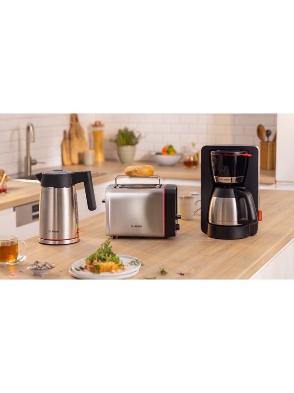 Καφετιέρα Φίλτρου Bosch TKA 6 M 273 ΘΕΡΜΟΣ ΜΑΥΡΗ  1000W