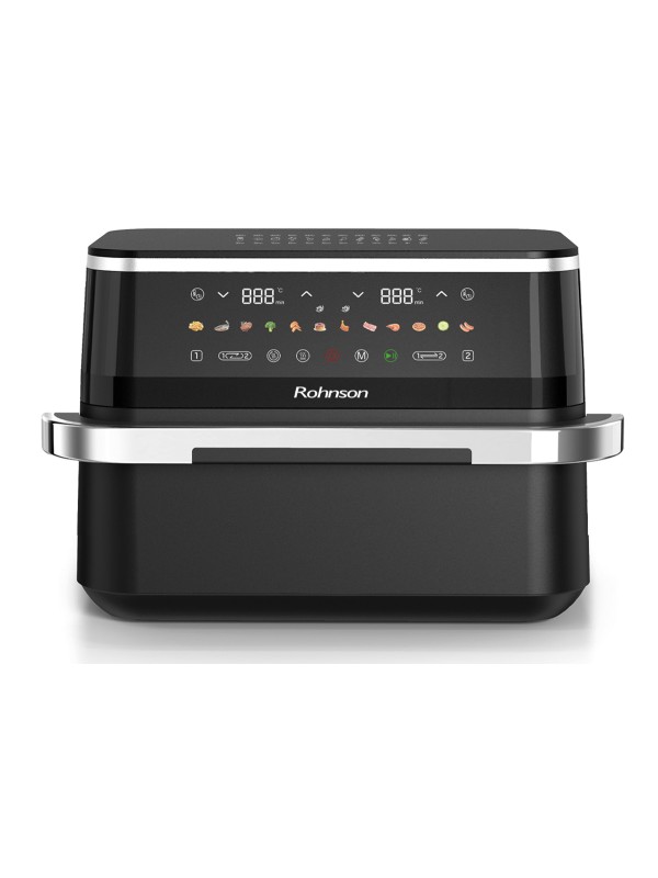 Rohnson Air Fryer 9lt Μαύρο R-28019 Rohnson Air Fryer 9lt Μαύρο R-28019