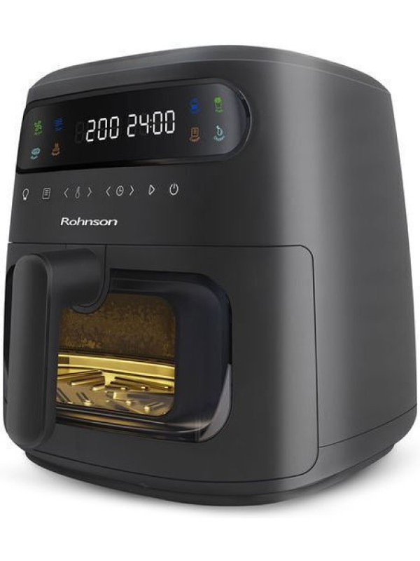 Rohnson R-2807 Air Fryer 7.6lt Μαύρο Rohnson R-2807 Air Fryer 7.6lt Μαύρο