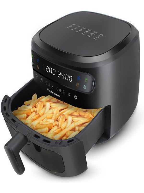 Rohnson R-2807 Air Fryer 7.6lt Μαύρο Rohnson R-2807 Air Fryer 7.6lt Μαύρο