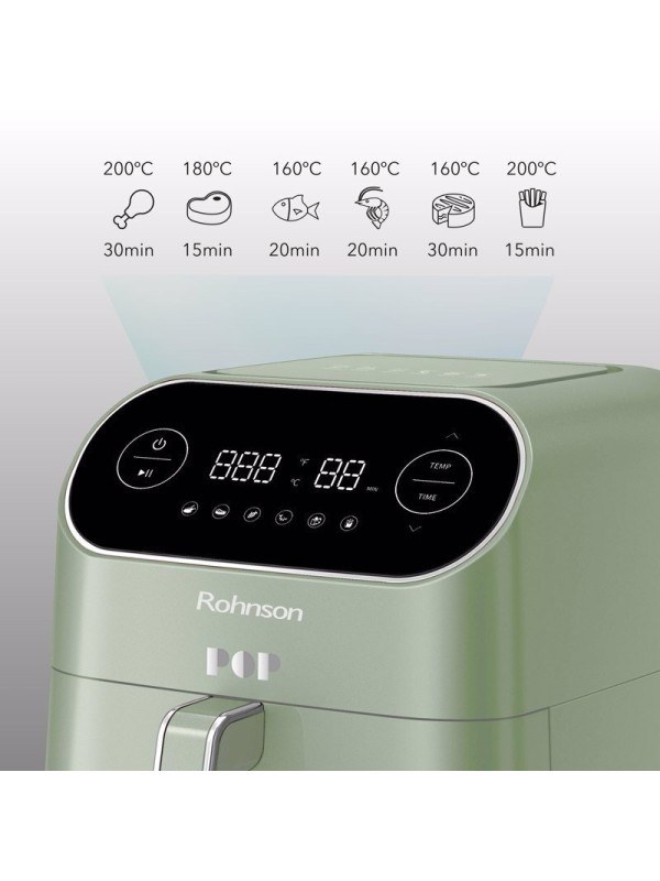Rohnson R-2859G Φριτέζα Αέρος 7lt Πράσινη Rohnson R-2859G Φριτέζα Αέρος 7lt Πράσινη