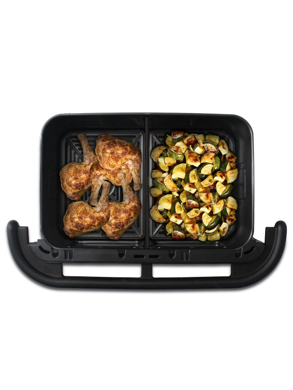 Rohnson Air Fryer με Διπλό Αποσπώμενο Κάδο 12lt Ασημί R-2882 Rohnson Air Fryer με Διπλό Αποσπώμενο Κάδο 12lt Ασημί R-2882