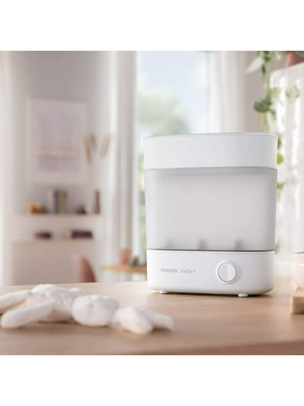 Philips Avent Advanced SCF291 Ηλεκτρικός Βρεφικός Αποστειρωτής για 6 Μπιμπερό Λευκό-Γκρι Philips Avent Advanced SCF291 Ηλεκτρικός Βρεφικός Αποστειρωτής για 6 Μπιμπερό Λευκό-Γκρι