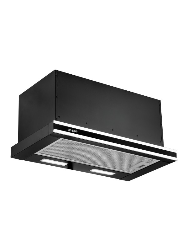 Gruppe Απορροφητηρας Forte I-Black S-3003F-A06-M13-600 2X1,5W Led Gruppe Απορροφητηρας Forte I-Black S-3003F-A06-M13-600 2X1,5W Led