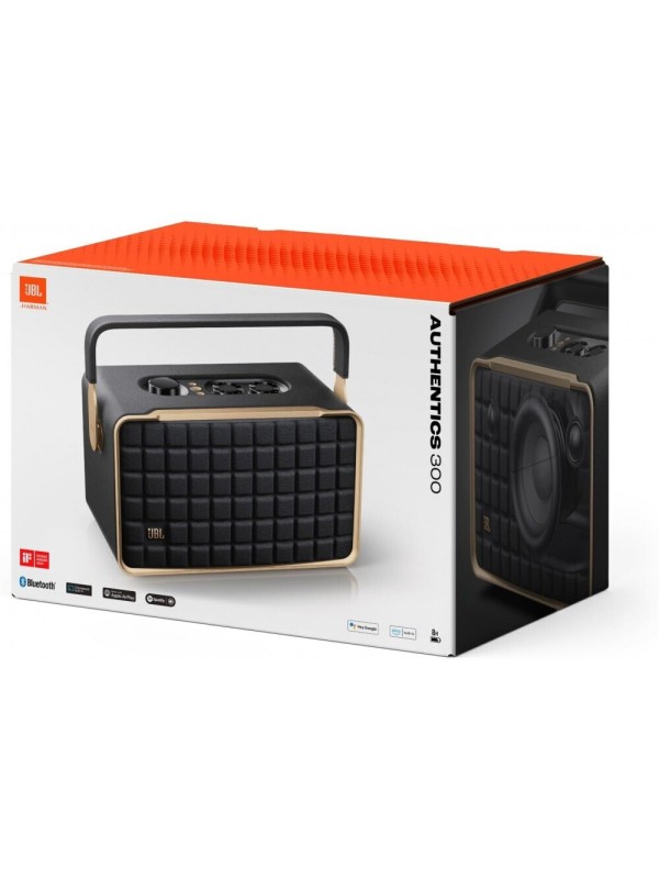 JBL Authentics 300 Φορητό Ηχείο με Διάρκεια Μπαταρίας έως 8 ώρες Μαύρο JBL Authentics 300 Φορητό Ηχείο με Διάρκεια Μπαταρίας έως 8 ώρες Μαύρο