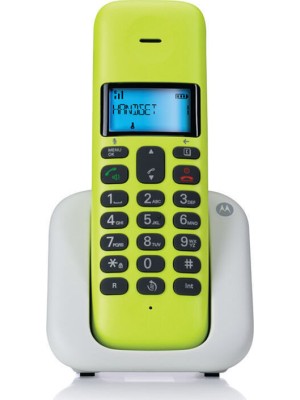 Motorola T301 Ασύρματο Τηλέφωνο με Aνοιχτή Aκρόαση Κίτρινο Motorola T301 Ασύρματο Τηλέφωνο με Aνοιχτή Aκρόαση Κίτρινο