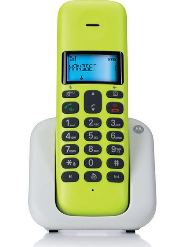 Motorola T301 Ασύρματο Τηλέφωνο με Aνοιχτή Aκρόαση Κίτρινο Motorola T301 Ασύρματο Τηλέφωνο με Aνοιχτή Aκρόαση Κίτρινο