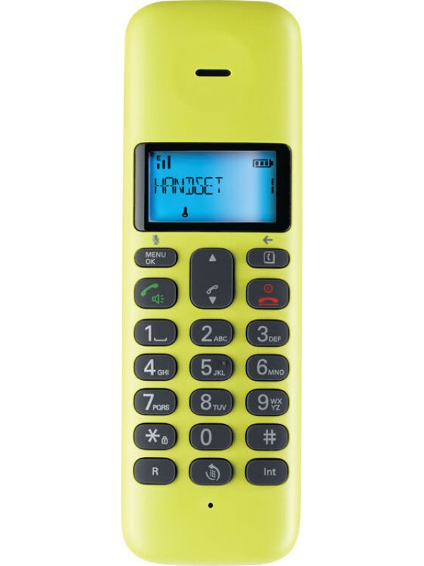 Motorola T301 Ασύρματο Τηλέφωνο με Aνοιχτή Aκρόαση Κίτρινο Motorola T301 Ασύρματο Τηλέφωνο με Aνοιχτή Aκρόαση Κίτρινο