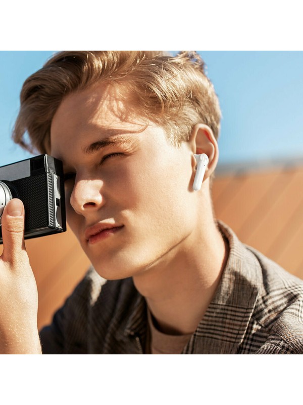 Ugreen HiTune T2 Earbud Bluetooth Handsfree Ακουστικά με Αντοχή στον Ιδρώτα και Θήκη Φόρτισης Μαύρα 340308