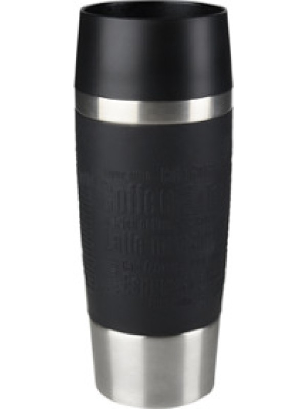 Κούπα ταξιδίου ανοξείδωτη σιλικόνης μαύρο 360ml Tefal K30811