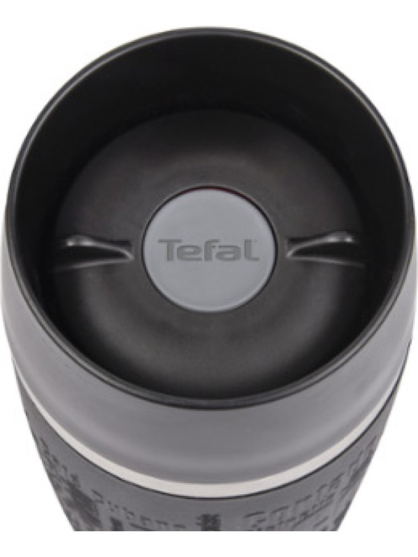 Κούπα ταξιδίου ανοξείδωτη σιλικόνης μαύρο 360ml Tefal K30811