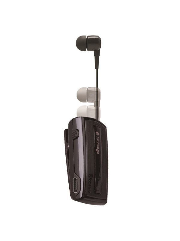 iXchange UA-28 V2.0 In-ear Bluetooth Handsfree Ακουστικό Πέτου Μαύρο